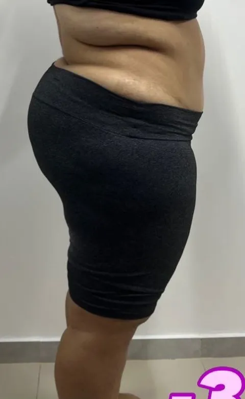 Antes: aluna do Studio Angelos